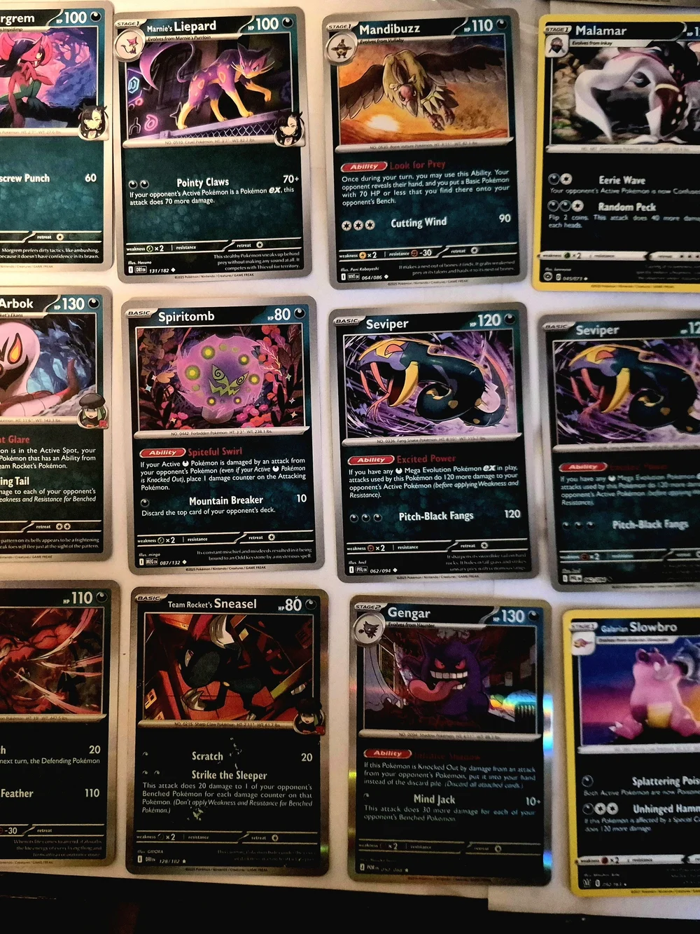 Pokémon TCG Bulk Lot Trading Card Collection Black & Blue